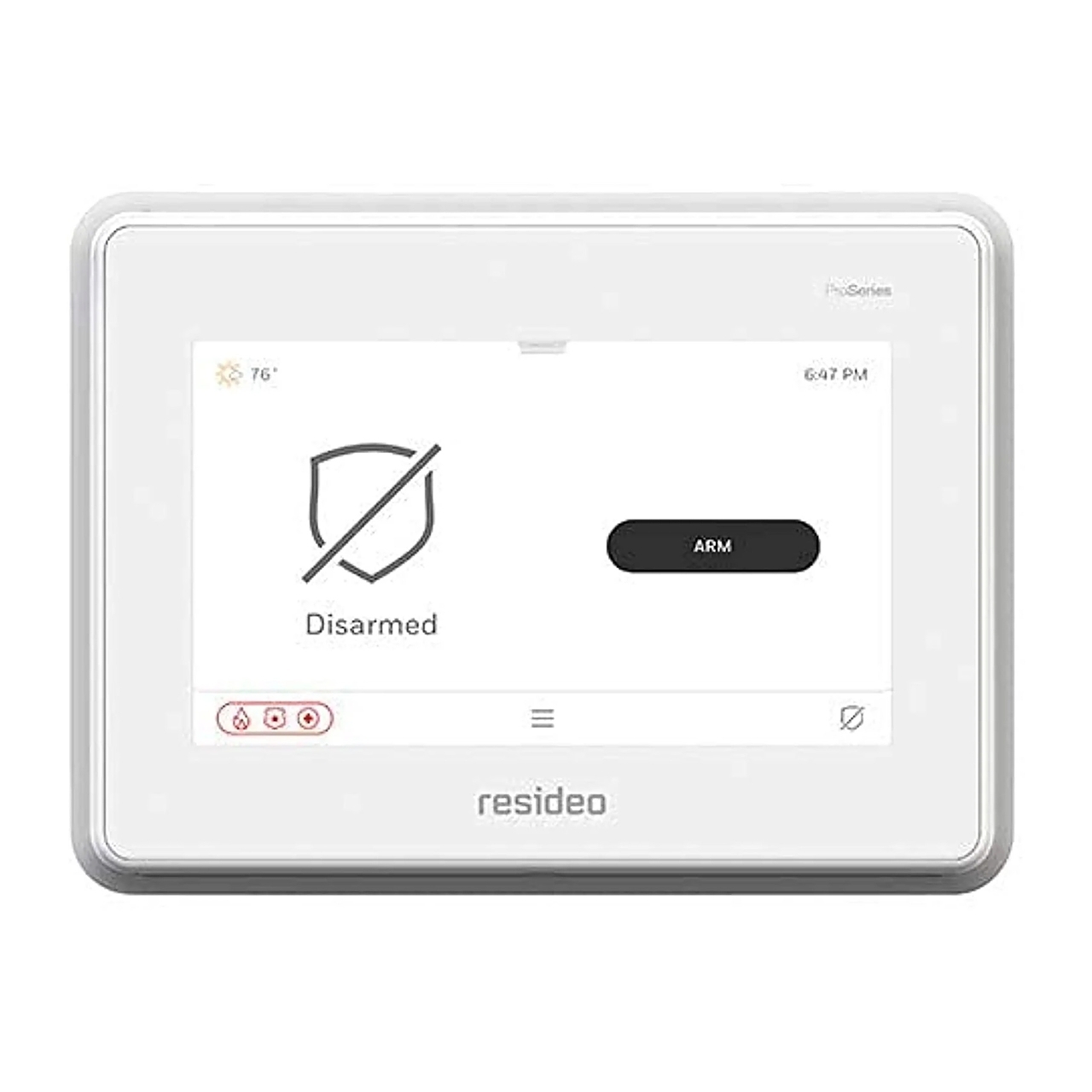 VISTA H3 touchscreen keypad