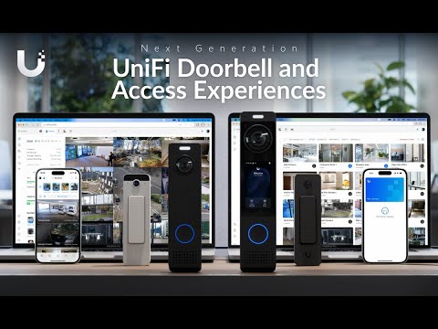 Next-generation UniFi doorbell and access promotional video preview