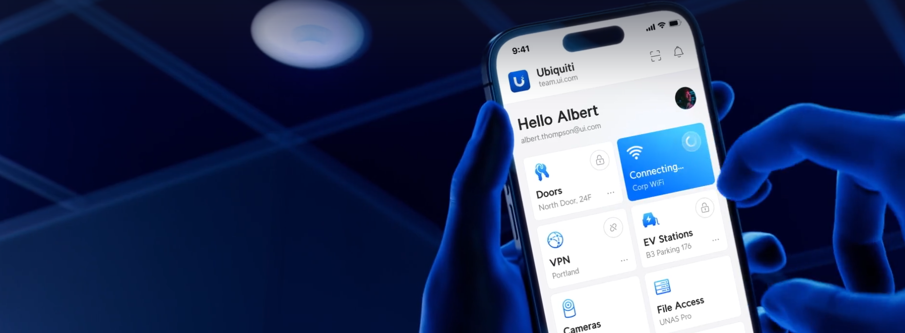 UniFi management application